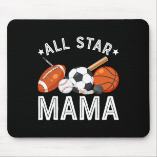 Tapis De Souris Maman All Star du garçon d'anniversaire Sketll Foo