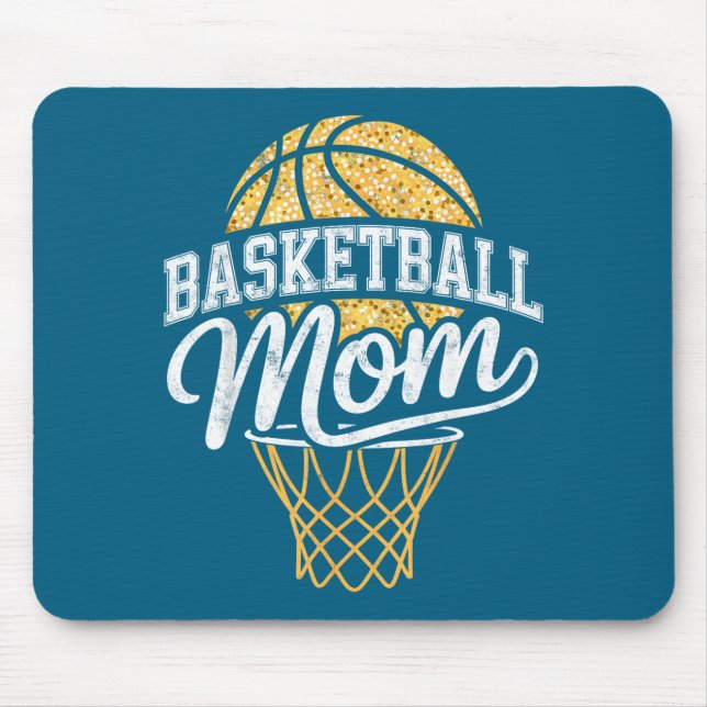Tapis De Souris Maman basketteuse Mère paniers (Devant)