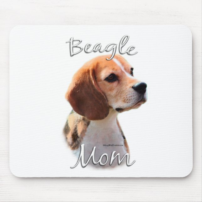 Tapis De Souris Maman beagle 2 (Devant)