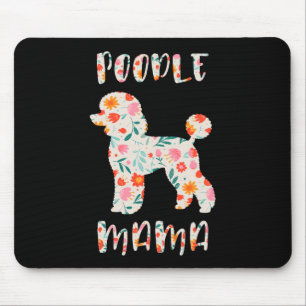 Tapis De Souris Maman Caniche Fleuriste Amoureux de Chien