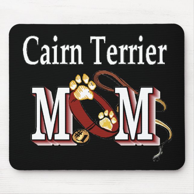 Tapis De Souris MAMAN chien Cairn Terrier (Devant)