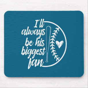 Tapis De Souris Maman de baseball Joueur de baseball Baseball