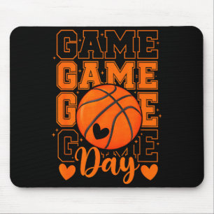 Tapis De Souris Maman de basket jour de match drôle joueur de bask