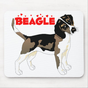 Tapis De Souris Maman de Chien Beagle Mignon Amoureux des Beagles