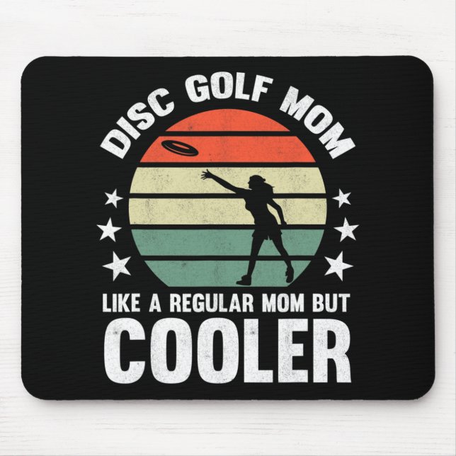 Tapis De Souris Maman de Disc Golf Mère de Disc Golf Golfeuse de F (Devant)