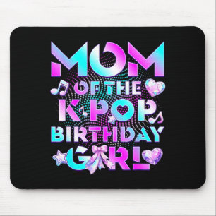 Tapis De Souris Maman de fille d'anniversaire k pop mignonne anniv