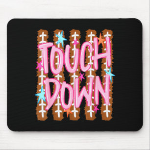 Tapis De Souris Maman de football à rayures touchdown automne spor