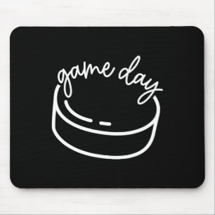 Tapis De Souris Maman de hockey Parent de sports le jour du match 