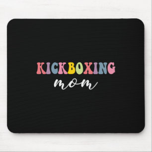 Tapis De Souris Maman de kickboxing drôle et élégante, amateurs d'