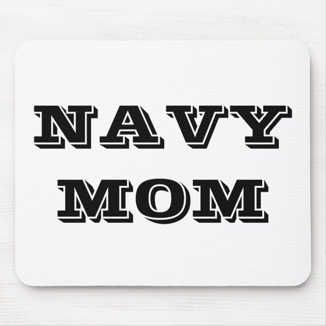Tapis De Souris Maman de la marine de Mousepad (Devant)