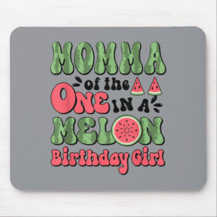 Tapis De Souris Maman de la pastèque de 1er anniversaire mignon An