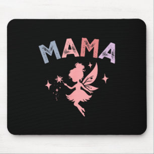 Tapis De Souris Maman de la petite fée fille d'anniversaire famill