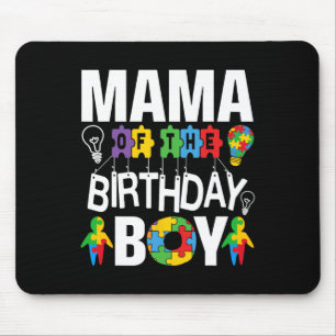 Tapis De Souris Maman De L'Anniversaire Garçon Autisme Maman