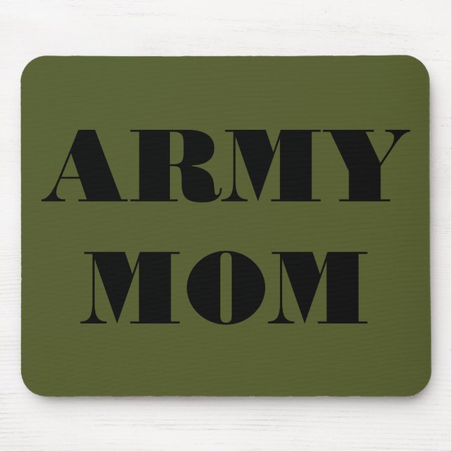Tapis De Souris Maman de l'armée de Mousepad (Devant)