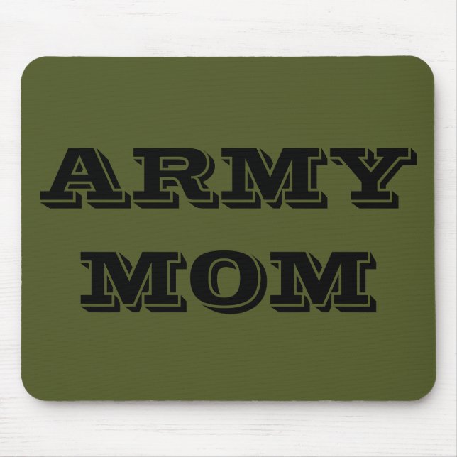 Tapis De Souris Maman de l'armée de Mousepad (Devant)