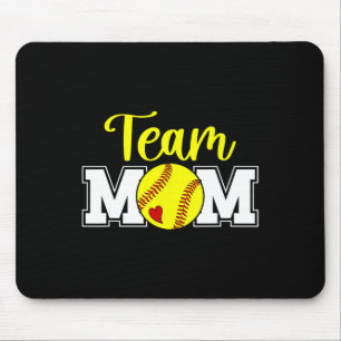 Tapis De Souris Maman de l'équipe de softball appréciée Maman de s