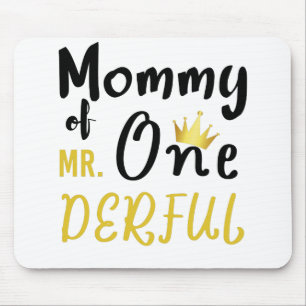 Tapis De Souris Maman de M. Onederful 1er T-Shirt Onederful
