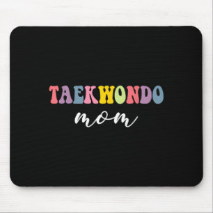 Tapis De Souris Maman de Taekwondo Drôle Style Amateur d'Art Marti