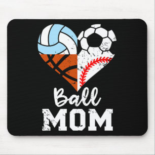 Tapis De Souris Maman drôle de football vendre volleyll croquisll