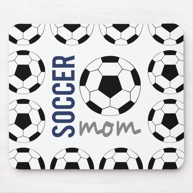 Tapis de souris Maman du football (Devant)