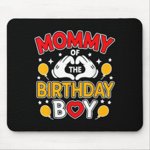 Tapis De Souris Maman du garçon d'anniversaire Fête de famille Ann