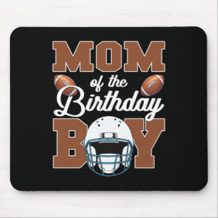 Tapis De Souris Maman du garçon d'anniversaire Fête de football Fa