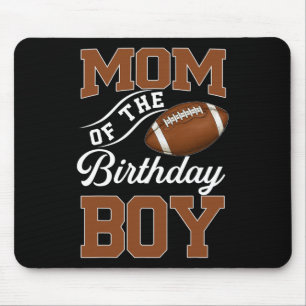 Tapis De Souris Maman du garçon d'anniversaire Thème de football F