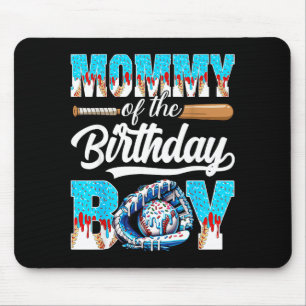Tapis De Souris Maman du garçon qui fête son anniversaire glace de