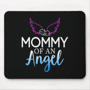 Tapis De Souris Maman d'un ange Mois de sensibilisation au Sids
