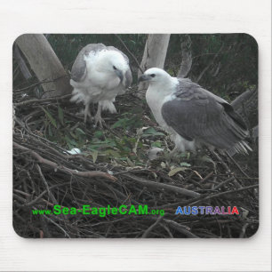 Tapis De Souris Maman et papa admirant les oeufs Mousepad 02