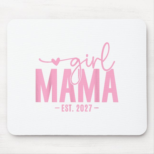 Tapis De Souris Maman Fille Est 2027 Création pour Grossesse (Devant)