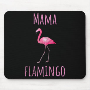 Tapis De Souris Maman flamant oiseau tropical animal d'été zoo