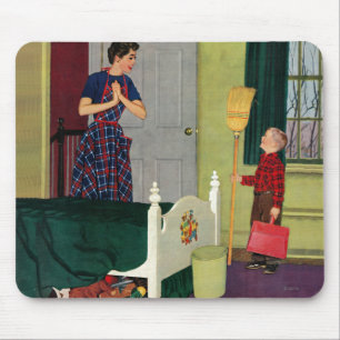 Tapis De Souris Maman, j'ai nettoyé ma pièce !