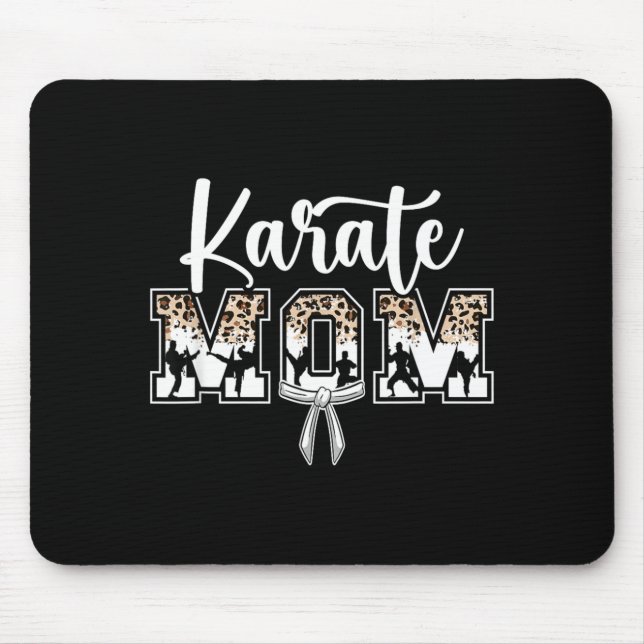 Tapis De Souris Maman Karaté Maman Karaté Mère Karaté (Devant)