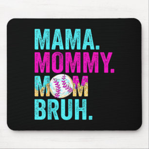 Tapis De Souris Maman maman maman bruh baseball goutte glace