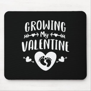 Tapis De Souris Maman mignonne portant mon tee-shirt de la Saint-V