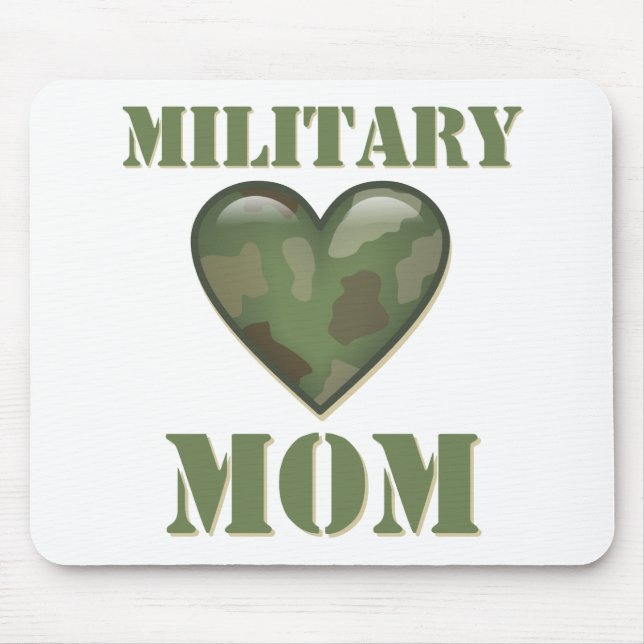 Tapis De Souris Maman militaire (Devant)