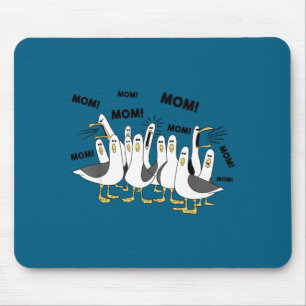 Tapis De Souris Maman mouette drôle maman océan vie fête des mères