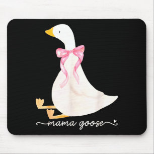 Tapis De Souris Maman Oie Silly Papa Oie Famille d'oies assorties