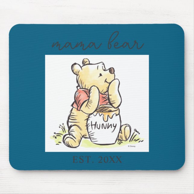 Tapis De Souris Maman Ours Nouvelle Maman  (Devant)