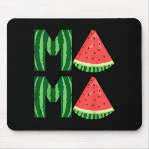 Tapis De Souris Maman pastèque féminine mignonne vintage fruit d'é