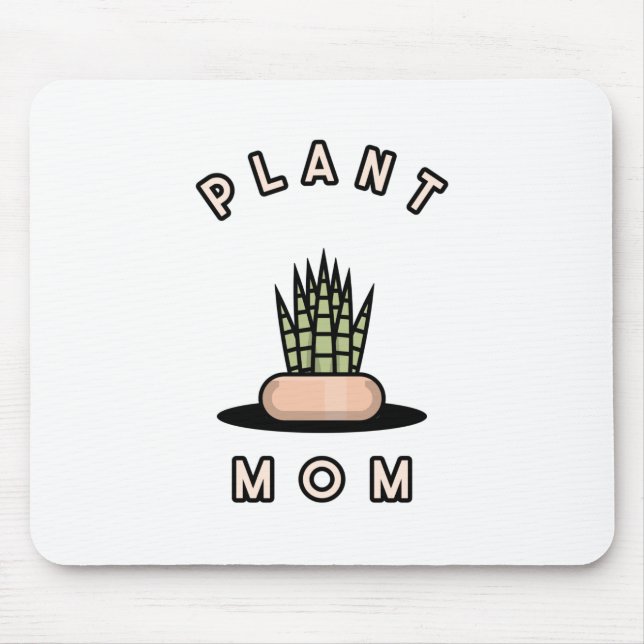 Tapis De Souris Maman plante (Devant)
