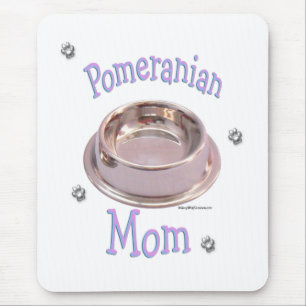 Tapis De Souris Maman poméranienne