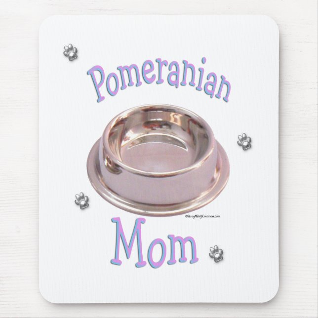 Tapis De Souris Maman poméranienne (Devant)