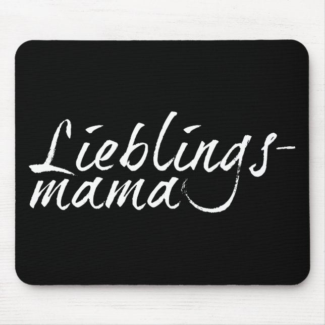 Tapis De Souris Maman préférée - blanc 00001 (Devant)