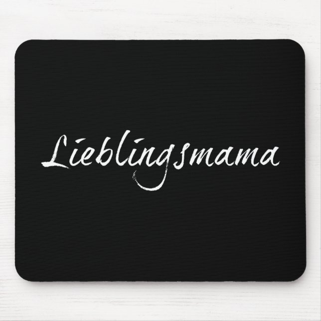 Tapis De Souris Maman préférée - blanc 00001 (Devant)