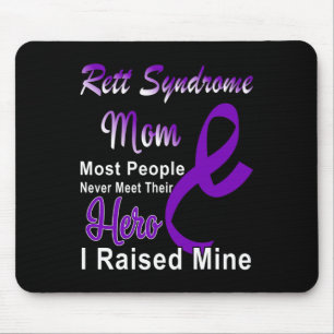 Tapis De Souris Maman prise de conscience du syndrome de Rett Fami
