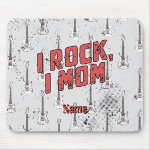 Tapis De Souris Maman Rock Cadeau de fête des mères cool Maman mus