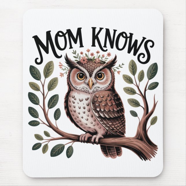 Tapis De Souris Maman sait﻿ (Devant)