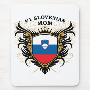 Tapis De Souris Maman slovène du numéro un